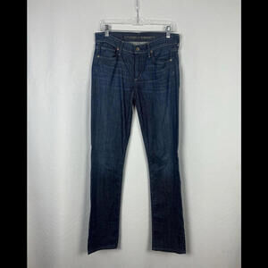 Citizens of Humanity Elson Medium Rise Straight Leg Blue Size 28 W, 33 L
